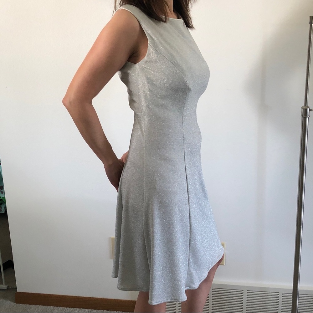 NWT Silver special occasion dress Sz 6